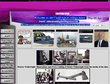 Tablet Screenshot of caddingtonvillagenews.com